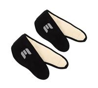 COMPUKAS 2 Pièces Bouchon D'oreille Antibruit, Cache-oreilles Isolant du Bruit en Peluche Noir, Ajustement Étanche et Ergonomique, pour Sommeil et Étude, Femmes