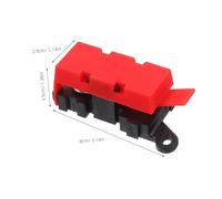COMPUKAS 2 pièces Porte-fusible Plat pour Voiture Bateau Camping-Car Boîtier Fusible Midi Fiable Silicone et Acier Inoxydable Distribution Audio Amplificateur Compatible