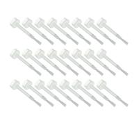 COMPUKAS 200 Pinceaux à Vernis à Ongles Gel Longs Ovales, Poils Doux en Matériau Pratique, Outil de Manucure Professionnel et Personnel, Recharge pour Vernis et Huile, Usage Nail Art