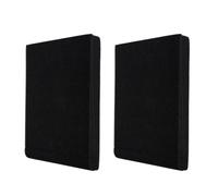 COMPUKAS 2pcs Coussin D'isolation Phonique en Mousse Haute Densité Noir pour Haut-parleur, de Bruit et Isolation Acoustique pour Enceinte Audio