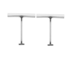 COMPUKAS 2pcs Crochets de Levage en Acier Inoxydable 430 Argentés de T pour Levage de Regards et Portes Coulissantes Résistants la Traction