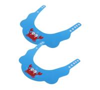 COMPUKAS 2pièces Bonnet De Bain Réglable Pour Garçon Fille Lors Du Lavage Des Cheveux Bonnet De Bain Matériau Épaissi Accessoires Pour Bébés Et Tout-petits Pour Baignade