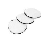 COMPUKAS 3 pièces Serviettes Démaquillantes Microfibres Réutilisables Lot de Lingettes Lavables Blanches pour Nettoyage Visage Parfaites pour Maquillage et Peau Sensible