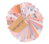 COMPUKAS 30 pièces Cartes D Encouragement Colorées Anglais Cartes Motivantes pour Employés Étudiants et Garçon Fille Messages Positifs de Stress Modèle