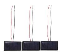 COMPUKAS 3pcs Mini Panneau Solaire Polycristallin 5v 60ma Compatible Smartphones et Tablettes pour Recharge Rapide à Domicile Boutique