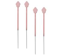 COMPUKAS 4 Pièces Testeurs de Gâteau en Acier Inoxydable Faciles à Utiliser, Bâtonnets de Test pour Gâteaux Réutilisables, Outils Pratiques pour Cuisson Cuisine et Pâtisserie