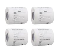 COMPUKAS 4rouleaux Toilet Tissue With Chemical Physics Formulas Printed Set Soft Strong Absorbent Home Restroom Decor Funny Wc Humoristique Design