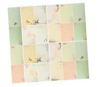 COMPUKAS 80 pièces Papier à Lettres Vintage Style Chinois Set Papeterie Décorative pour Écriture Calligraphie Invitations et Artisanat Motifs Aquarelle Vieillis