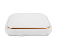 COMPUKAS Abat-jour Carré Kit Polyvalent Moderne et Élégant en Plastique Blanc pour Plafonnier LED Large Portée D'éclairage pour Chambre Cuisine