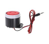 COMPUKAS Alarme Filaire Mini Sirène Puissante pour Sécurité Maison Buzzer Alarme Portable Compact Avertisseur Sonore Continu pour Protection Porte et Fenêtre