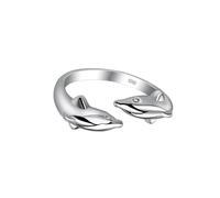 COMPUKAS Bague de Mode Halloween Argenté Anneau D'ouverture en Cuivre | Décoration des Doigts Créative, Accessoire Délicat et Exquis, pour Scènes Festives et Ambiance Renforcée