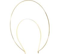 COMPUKAS Bandeau Doré Saint-esprit en Métal, Accessoire Cheveux Élégant pour Femmes, Bandeau Créatif Lumineux pour Fête, Mariage et Séances Photo, Serrage-tête Décoratif