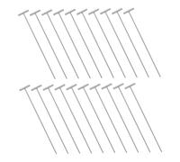 COMPUKAS Barreaux de Fer pour Porte à Passage Unique 20pcs, Protection Pigeons Blessures, Barres D'entrée pour Cage à Pigeon en Fer Robuste, Accessoires pour Volière