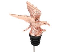COMPUKAS Bec Verseur de Vin Forme Tête D'aigle en Alliage de Zinc Bouchon Décoratif Réutilisable pour Bouteille pour Bar et Maison