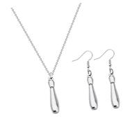 COMPUKAS Bijoux Femme Collier Boucles Oreilles Bowling Accessoires Collier Pendentif De Bijoux Femme Boucles Oreilles Bowling