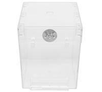 COMPUKAS Boîte de Bain pour Perroquet en PVC sans Fuite, Soulage Le Stress, pour Cage de Perruches et Canaris, Accessoire Pratique pour Propriétaires d'animaux