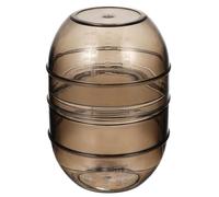 COMPUKAS Bol Mélangeur à Double Graduation pour Teinture Capillaire, Plastique Robuste, Fond Antidérapant, Tasse à Teinture de 250 Ml pour Usage Professionnel et Domestique, Accessoire