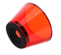 COMPUKAS Bouclier de Protection Oculaire pour Lampe à Ongles, Écran Orange en Plastique, Anti-éblouissement pour Mains, Salon et Longues Heures de Travail