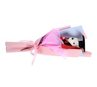 COMPUKAS Bouquet de Fin D'études, Bouquet de Figurines D'oursons en Peluche, Ornement de Remise de Diplôme, Papier et Tissu, Portable, Accessoire Photo, Présent pour Diplômés, pour Chambre