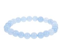 COMPUKAS Bracelet en Perles de Cristal Naturel Extensible pour Femmes, Facile à Porter Design Chic et Style Mode, Usage Quotidien