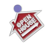 COMPUKAS Broche Agent Immobilier Épinglette Décorative De Vente De Maison Badge Commercial Style Maison
