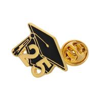 COMPUKAS Broche De Graduation Élégante Épinglette Chapeau De Docteur Pour Cérémonies De Diplôme Souvenir Mémorable Et Symbole Accomplissement Académique Étudiant