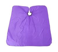 COMPUKAS Cape de Coiffure Antidérapante Imperméable Pourpre en Polyester Taffetas Épaissi, Cape de Coupe de Cheveux Professionnelle pour Salon de Coiffure
