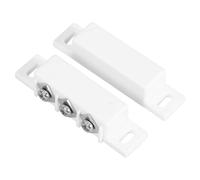 COMPUKAS Capteur D'alarme D'ouverture de Porte Magnétique Blanc, de Contact pour Portes et Fenêtres, Alarme Antivol Maison, Protection Sécurité Garçon et Filles et Piscine, Capteur Compact