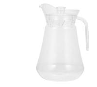 COMPUKAS Carafe à Jus 1,5 L en Acrylique Alimentaire Transparent Couvercle Hermétique, Pichet Réfrigéré Polyvalent pour Boissons Froides et Chaudes, pour Pique-niques et Repas en Famille