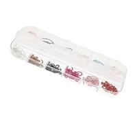 COMPUKAS Chaîne à Clous DIY en Métal pour Accessoires de Nail Art Pratiques, Décoration de Manucure -même pour Femmes et Filles, pour Usage Personnel