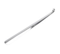 COMPUKAS Chausse-pied en Acier Inoxydable Argenté Rayon de Courbure Rationnel, Portable, Équipé D'un Trou Réservé Usage Quotidien Pratique