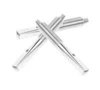 COMPUKAS Cheville de Lyre en Métal Argenté 3 Pièces, Clou de Corde Facile à Utiliser Structure Simple, Accessoire de Remplacement pour Harpiste de Lyre