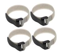 COMPUKAS Collier Anti-Chant Réglable pour Coqs et Volailles, Collier de Poulet Confortable en Matériau Doux, Lot de 4 Pièces Gris, du Bruit pour Élevage de Poulets et Canards