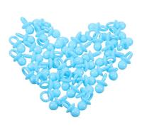 COMPUKAS Confettis Acryliques Bleu pour Décoration de Fête Bébé, 150 Pièces, Accessoires pour Nurserie et Centre de Table, pour Shower Garçon