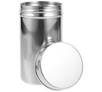 COMPUKAS Conteneur de Rangement Cylindrique Acier Inoxydable Grand Modèle Récipient Multifonction Étanche et Antipoussière pour Maison et Restaurant Boîte Alimentaire et Facile à Nettoyer