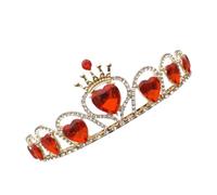 COMPUKAS Couronne Gâteau en Métal et Plastique pour Mariage et Fêtes, Accessoire Cheveux Unique et Facile à Décorer pour Scène Instantanément Éblouissante Couleur Couleur Aléatoire