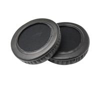 COMPUKAS Coussinet d'oreille de Remplacement pour Casque 2pcs 60mm en Mousse Noire Antidérapante pour Prévenir Les Fuites Sonores