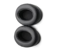 COMPUKAS Coussinets d'oreille Confort D'écoute Prolongé Noir et en Cuir Protéiné pour Hm5 Accessoires de Remplacement pour Casque Audio Écouteurs