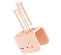 COMPUKAS Couvercle de Robinet en Silicone de Baleine Beige, Facile à Installer Nettoyer, Protège Tête pour Bain Sécurisé des Garçon et Filles en Crèche ou Salle de Bain