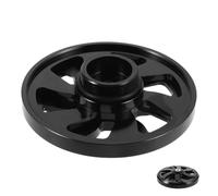 COMPUKAS Couvercle de Ventilateur de Moteur Vacances Longues Balades pour Moto Noir en Alliage D'aluminium Protège le Moteur et Améliore la Ventilation