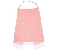 COMPUKAS Couverture D'allaitement en Coton Légère et Sûre Serviette Multifonctionnelle et Petite Couverture Rose pour Bébé et Nouvelle Maman pour Allaitement en Extérieur