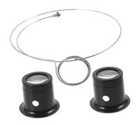 COMPUKAS de Réparation de Montres 10X Loupe Oculaire Portable Outils de Réparation de Montre Verre de Bijoutier Casque Ajustable
