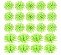 COMPUKAS Diffuseur D'aromathérapie Lot de 100 Pièces 5 Cm Fleurs Artificielles Vert Diffuseurs Passifs D'huiles Essentielles, Accessoire Parfum D'ambiance pour Salle de Bain Chambre