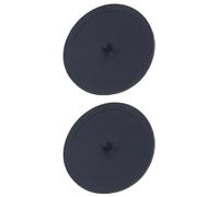 COMPUKAS Disques Nettoyants en Caoutchouc 2Pcs pour Machine Espresso, Maintien du Flux de Café Optimal, Utilisation avec Groupe de Percolation Noir