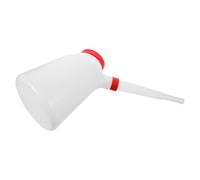 COMPUKAS Doseur D'huile Moteur et Remplissage Facile en Plastique Rouge 5l avec Bec Verseur Précis et Prévention des Éclaboussures pour Usage Automobile Réutilisable