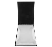 COMPUKAS Dossier de Partitions Musicales A4 Horizontal en Pp Noir, Léger et Professionnel, Compatible pour Musiciens et Partitions D'instruments Variés