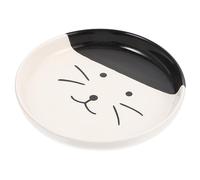 COMPUKAS en Céramique pour Chat Surélevée Anti-Renversement Couleur Noire Grosse Capacité Chats