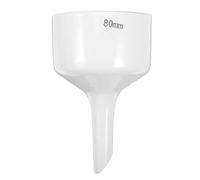 COMPUKAS Entonnoir de Laboratoire pour Expériences Scientifiques en Céramique Blanche 80mm pour Filtration Buchner sans Éclaboussures, Transfert D'huiles Essentielles