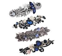 COMPUKAS Épingles à Cheveux Vintage avec Fleurs Accessoires Élégants pour Coiffure Parfaits pour et Événements Spéciaux