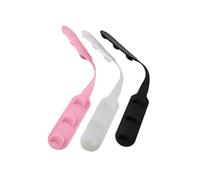 COMPUKAS Extension de Boucle en Silicone pour Masque Lot de 4 Pièces Réglable 3 Crans Accessoires Pratiques pour Hommes et Femmes
